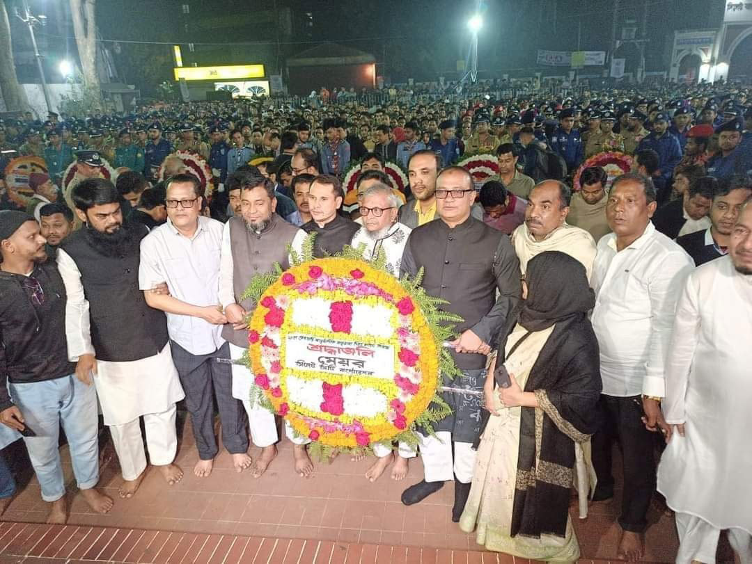 সিসিকের পক্ষ থেকে ভাষা শহীদদের শ্রদ্ধা