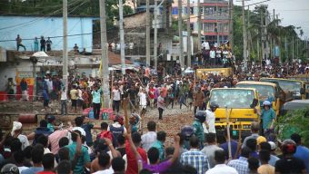 বাদাঘাটে সংঘর্ষের ঘটনায় ৬শ জনকে আসামি করে পুলিশের মামলা